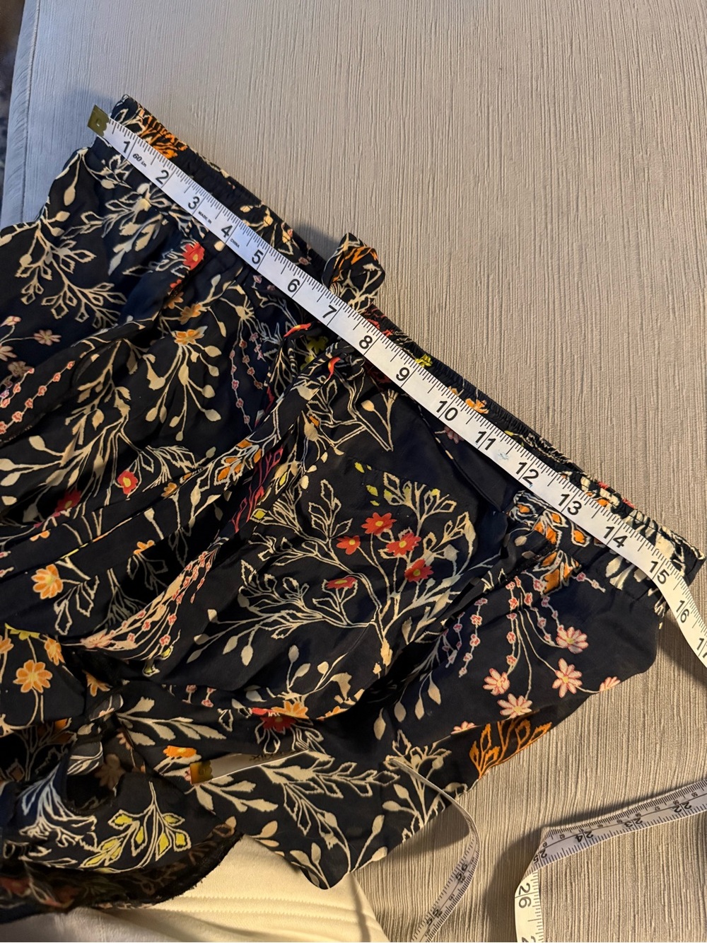 Johnny Was Floral Wide-Leg Sheer Pants - Black with Multicolor Floral - Picture 5 of 7